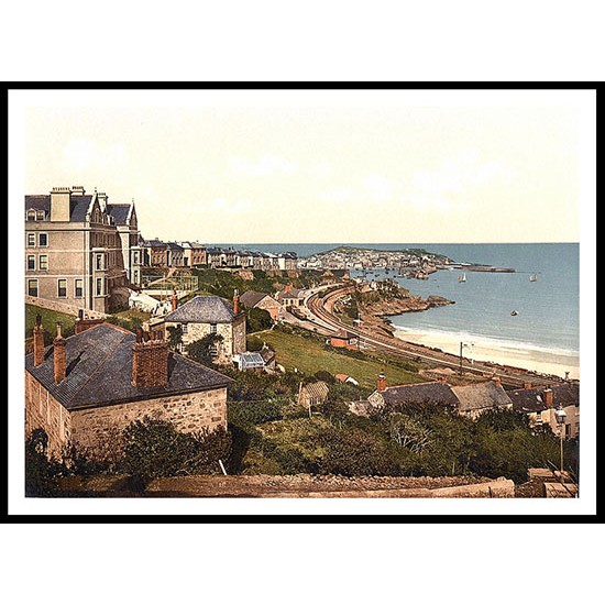 St Ives 3, A New Print Of A Vintage Beach Scene